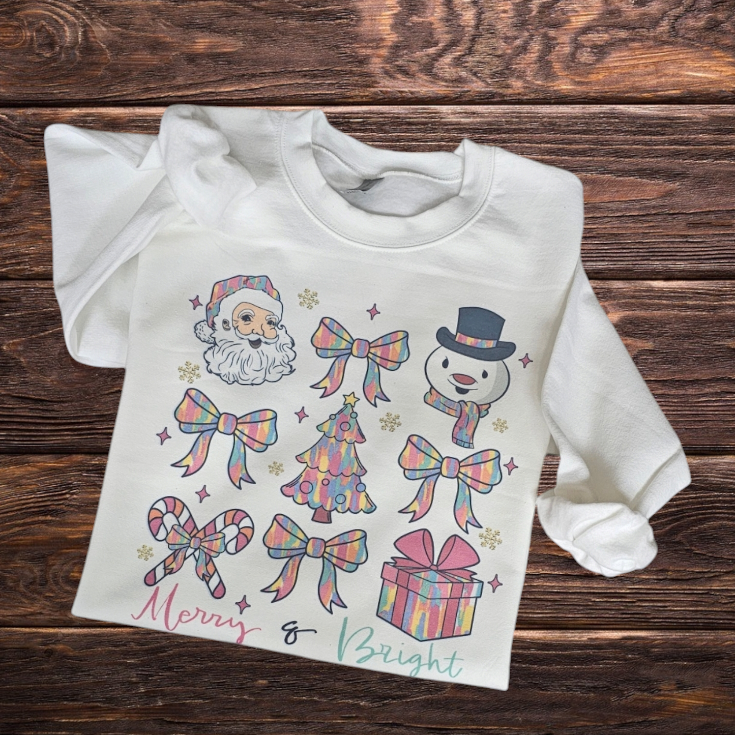 Merry and Bright Coqutte Sweatshirt