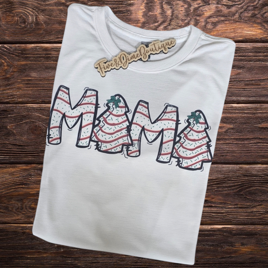 Mama Christmas Tree Tee or Sweatshirt