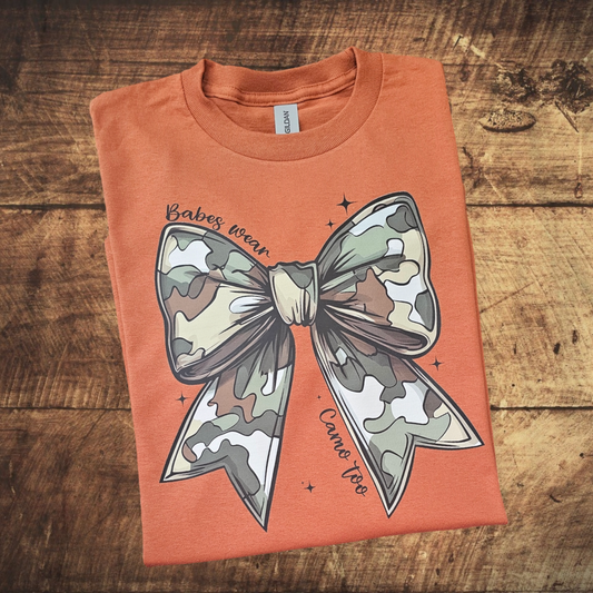 Babes Wear Camo Too Tee