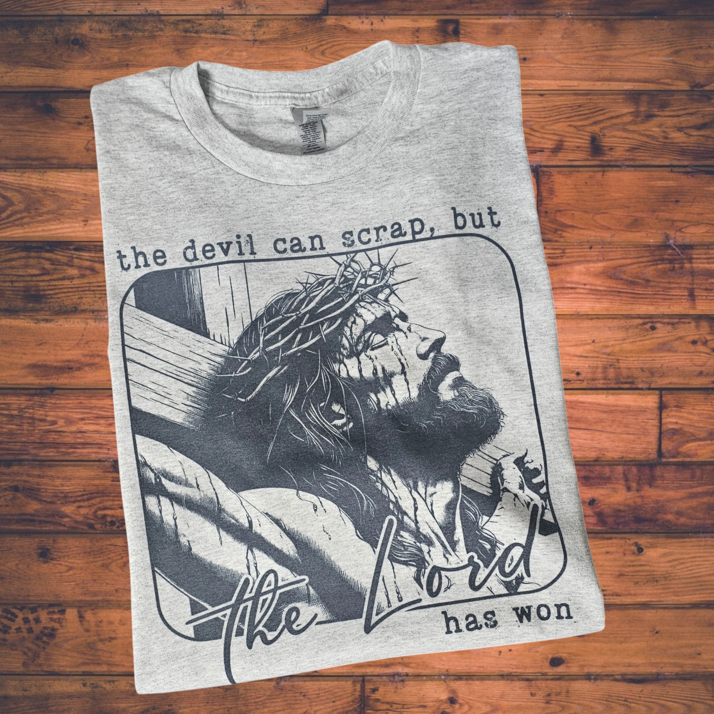 The Devil Can scrap tee shirt