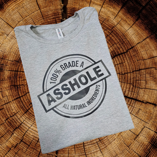 100% A$$Hole Print Graphic Tee