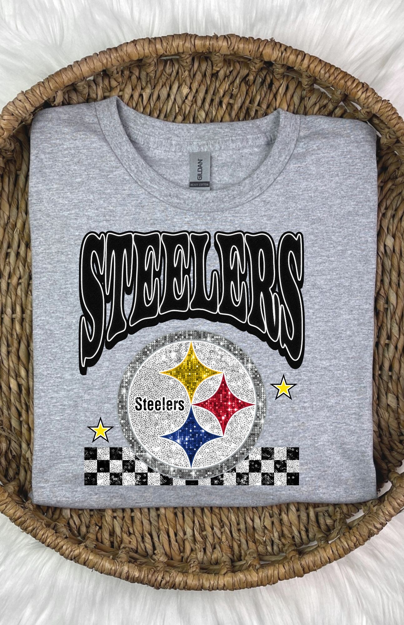 NFL Football Womens Glitter Sweatshirt & T-Shirts