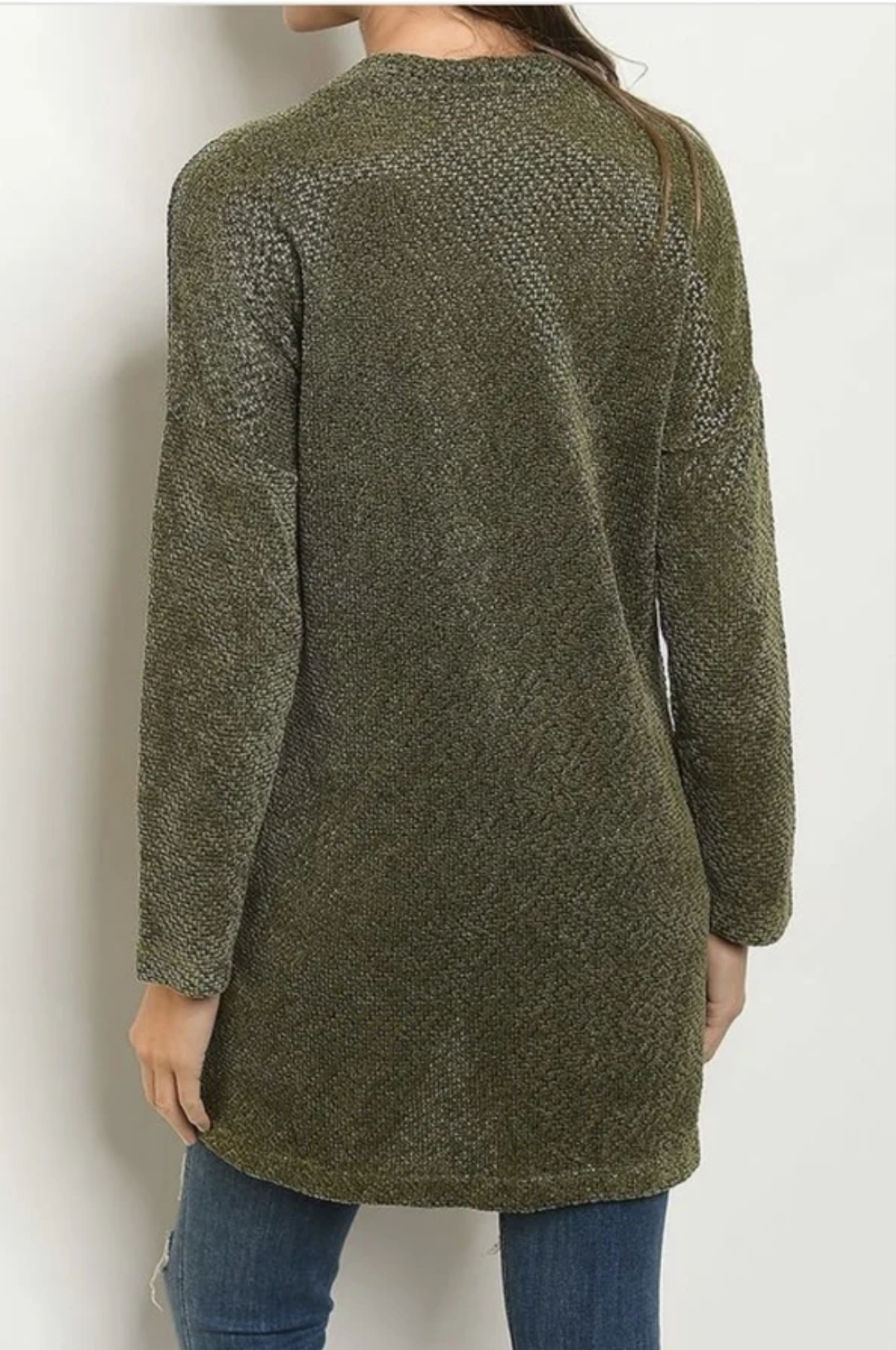 Green is your color cardigan