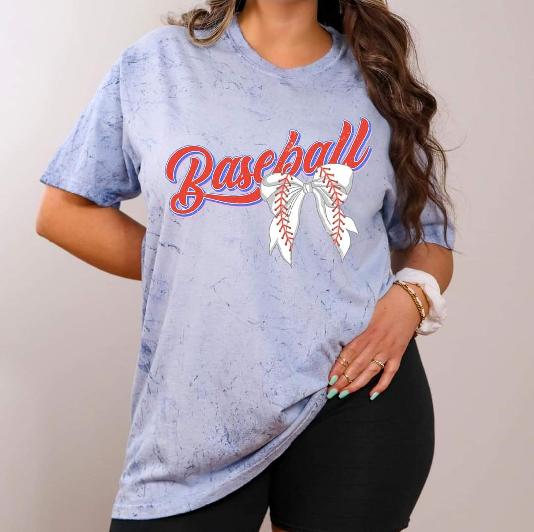 Baseball Bow Tee