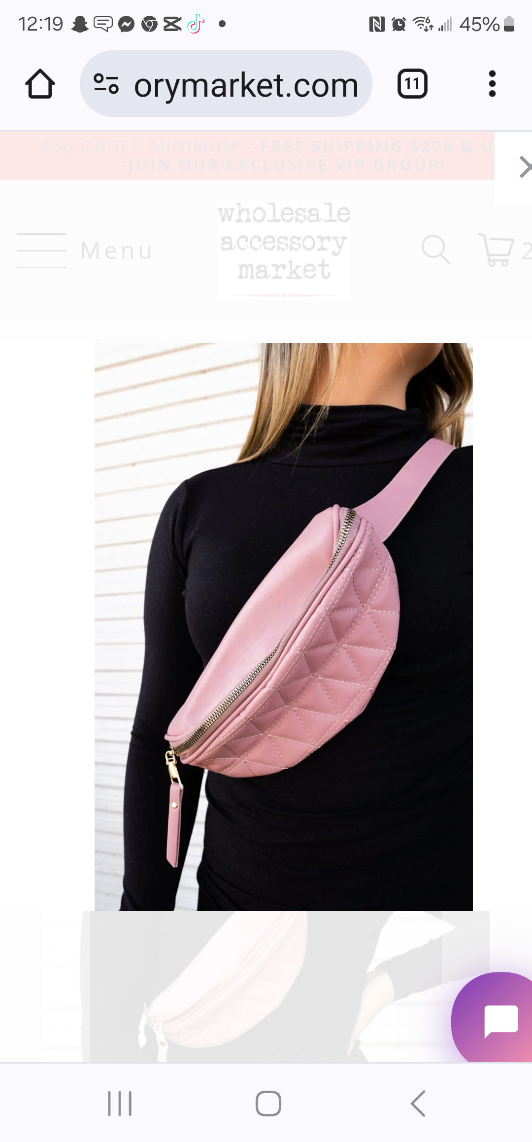 Pink Belt Bag