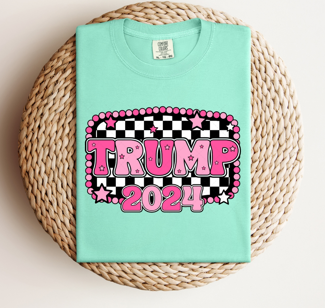 Trump 2024 Pink Print