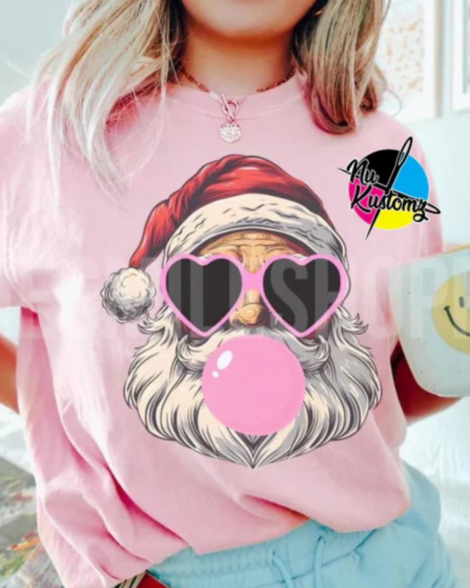 Bubble Gum Santa Christmas Sweatshirt