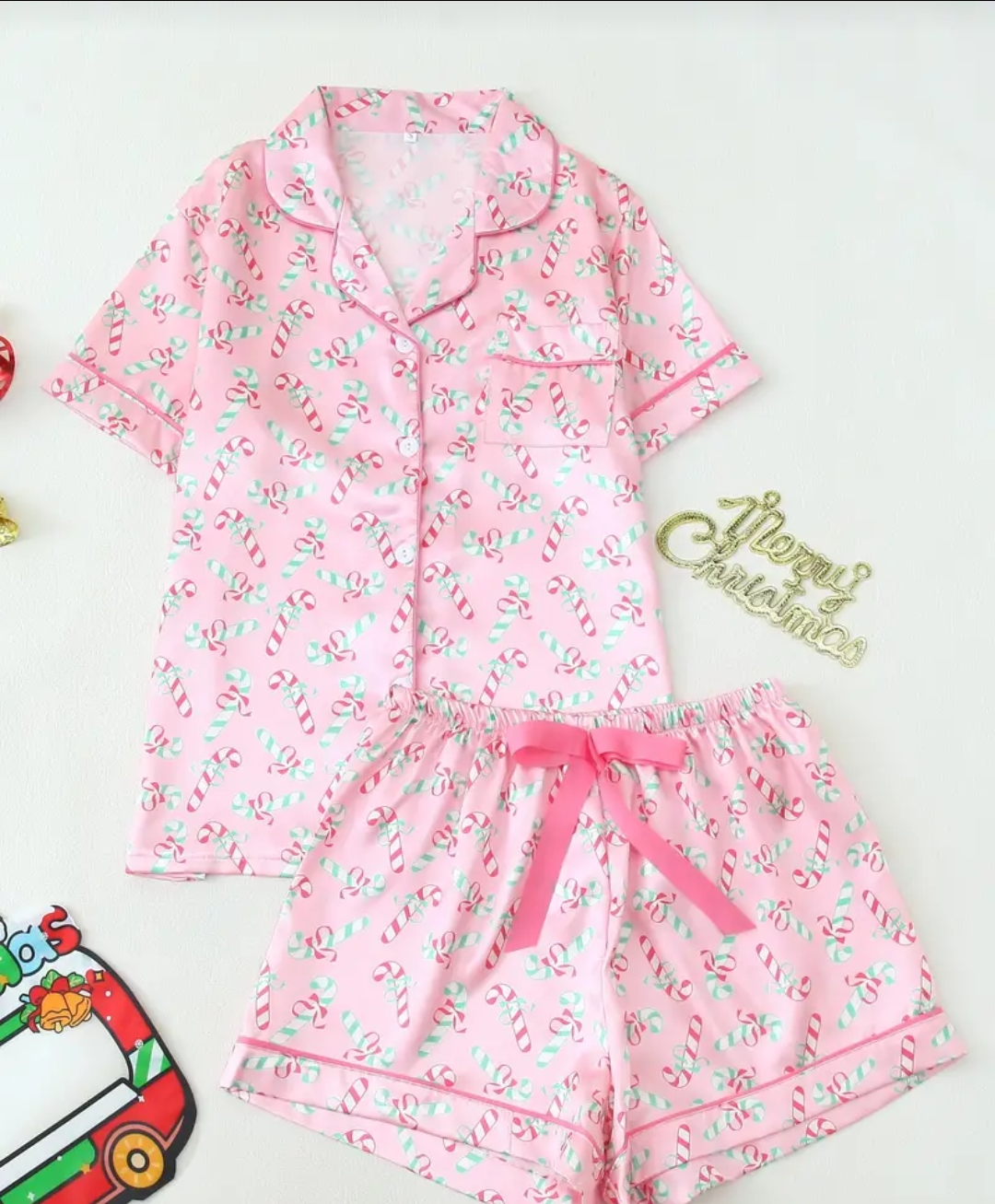 Candy Cane Christmas Pajamas