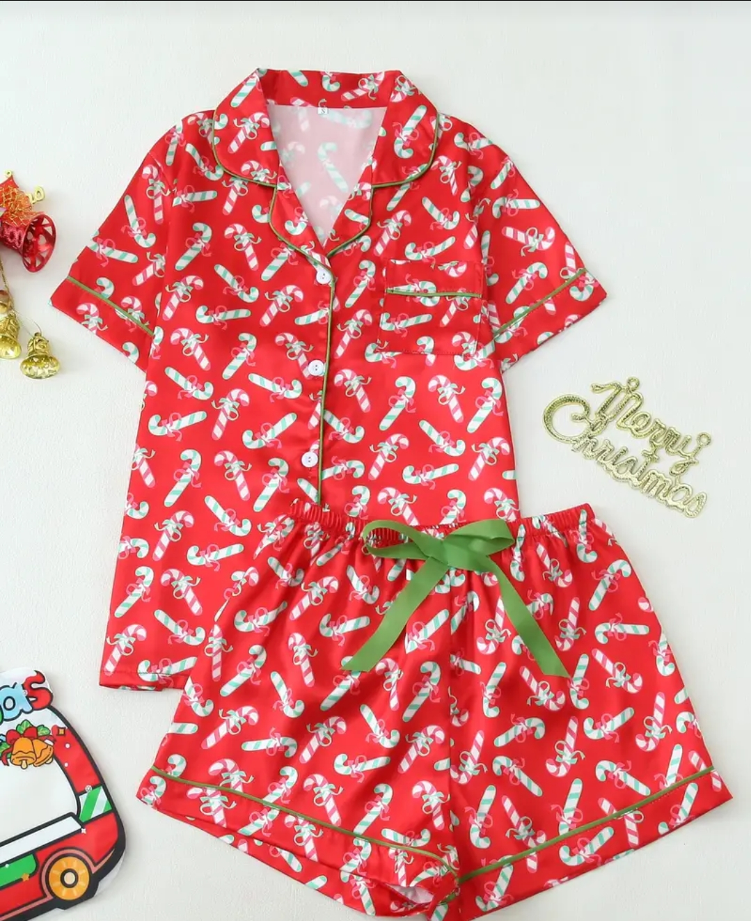 Candy Cane Christmas Pajamas