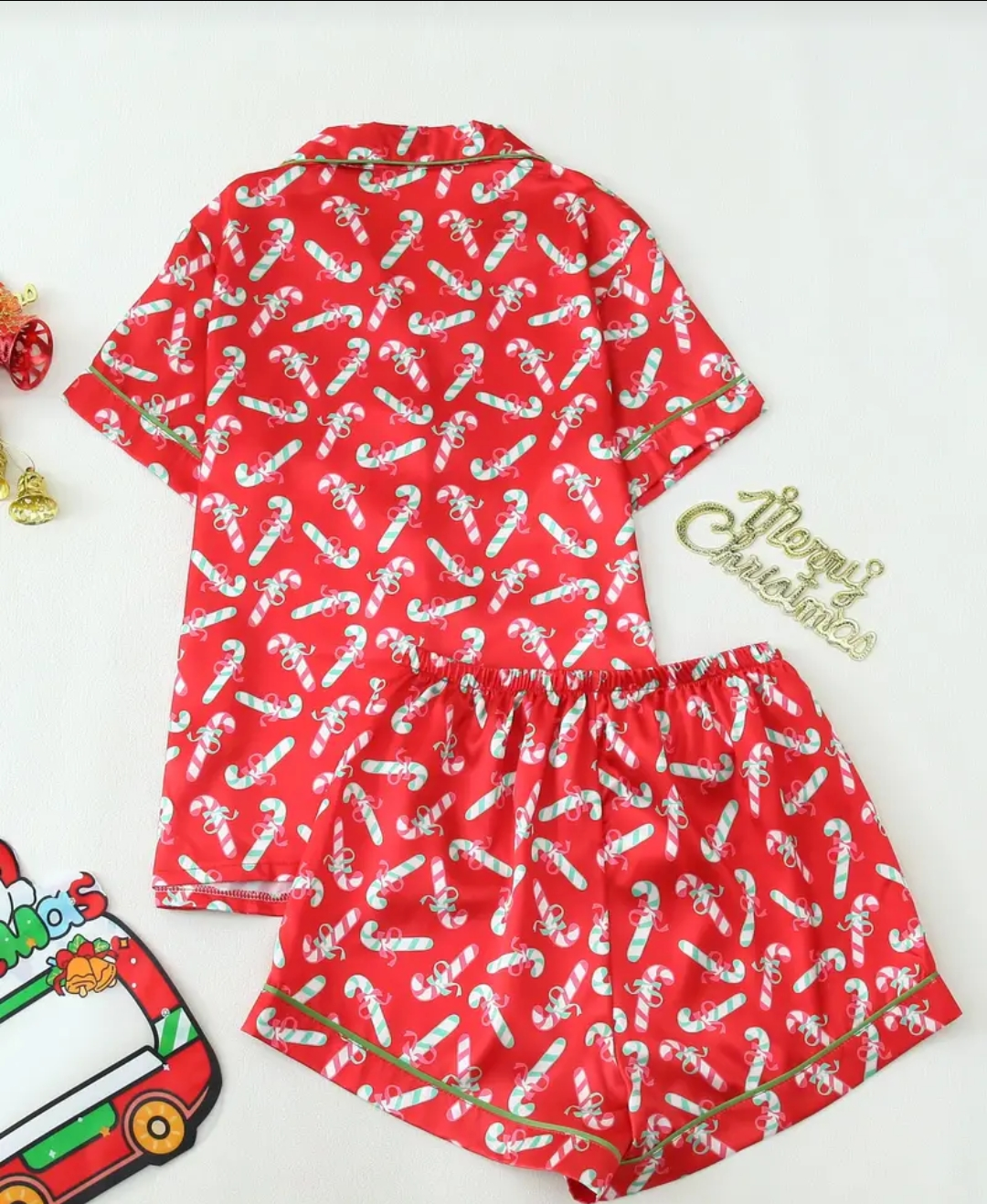 Candy Cane Christmas Pajamas