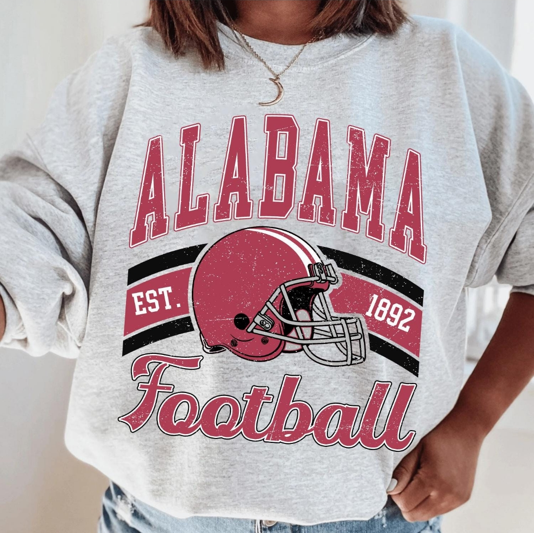 Alabama Vintage Football Sweatshirt