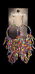 Multi Color Sea Beed Earrings