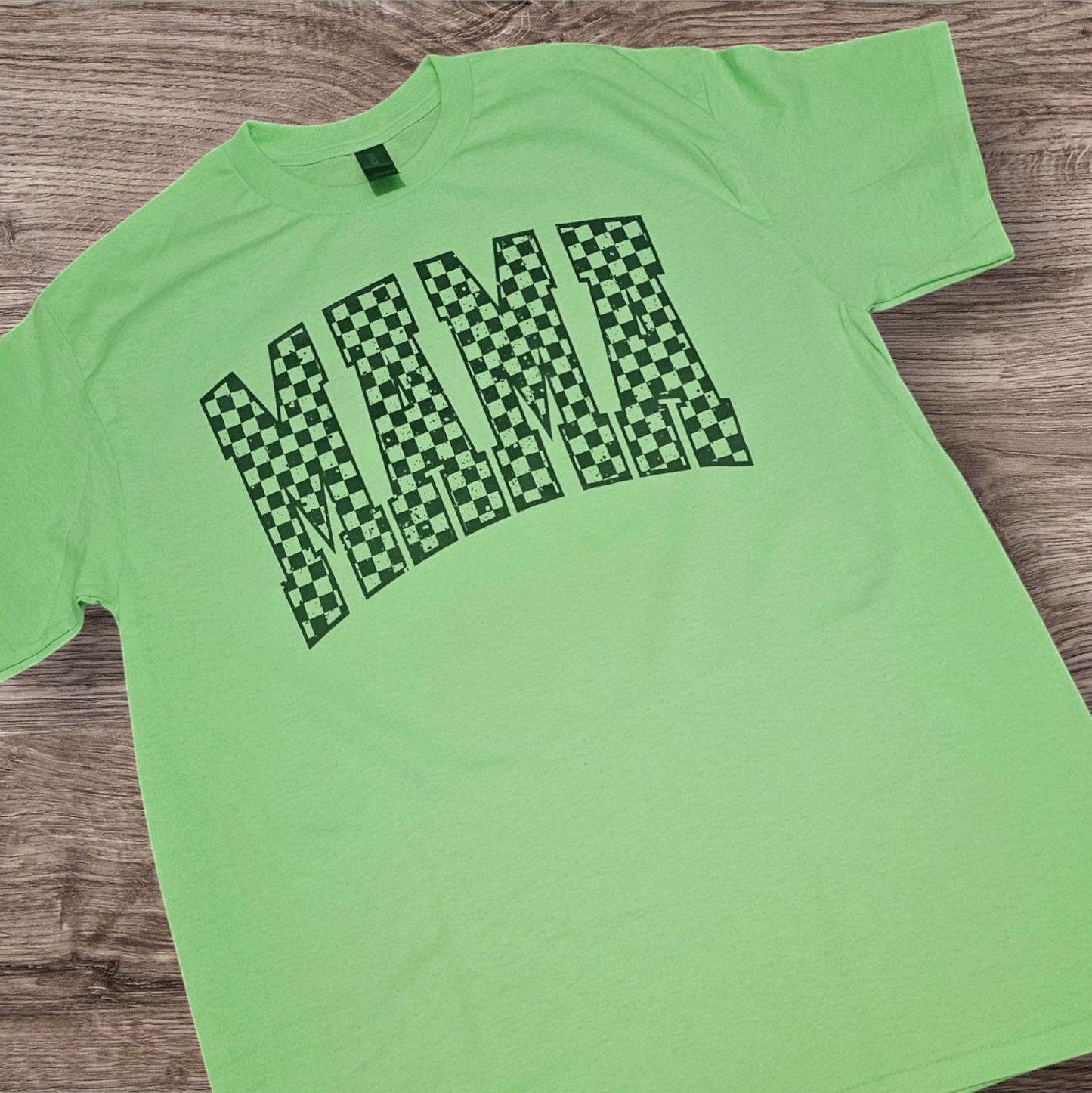 Mama Checkered Graphic tee