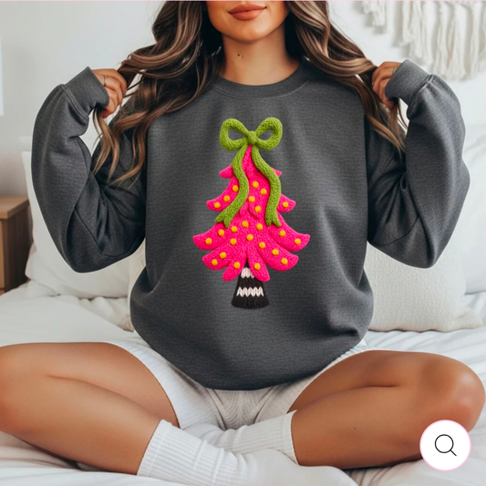 Boujie Christmas Tree Sweatshirt
