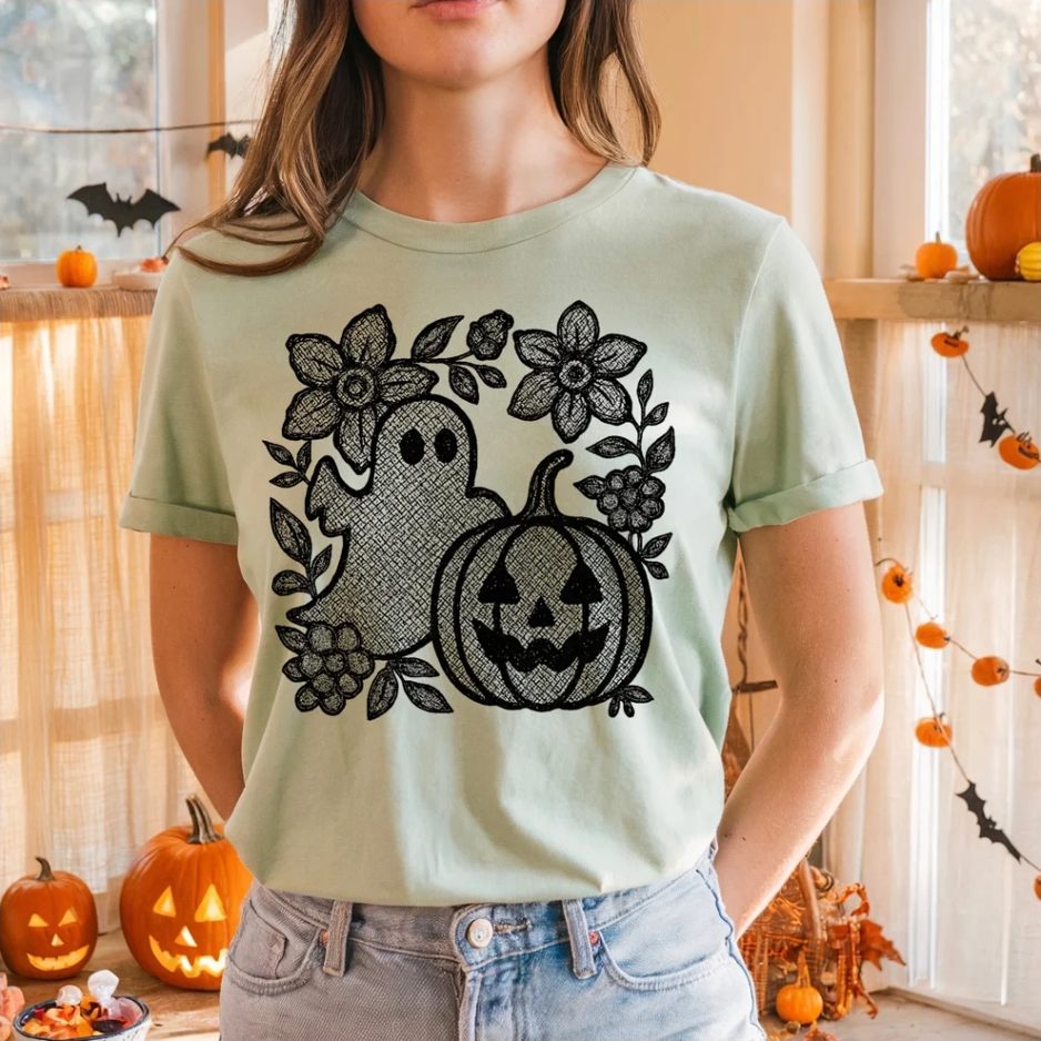 Lace Ghost Graphic Tee