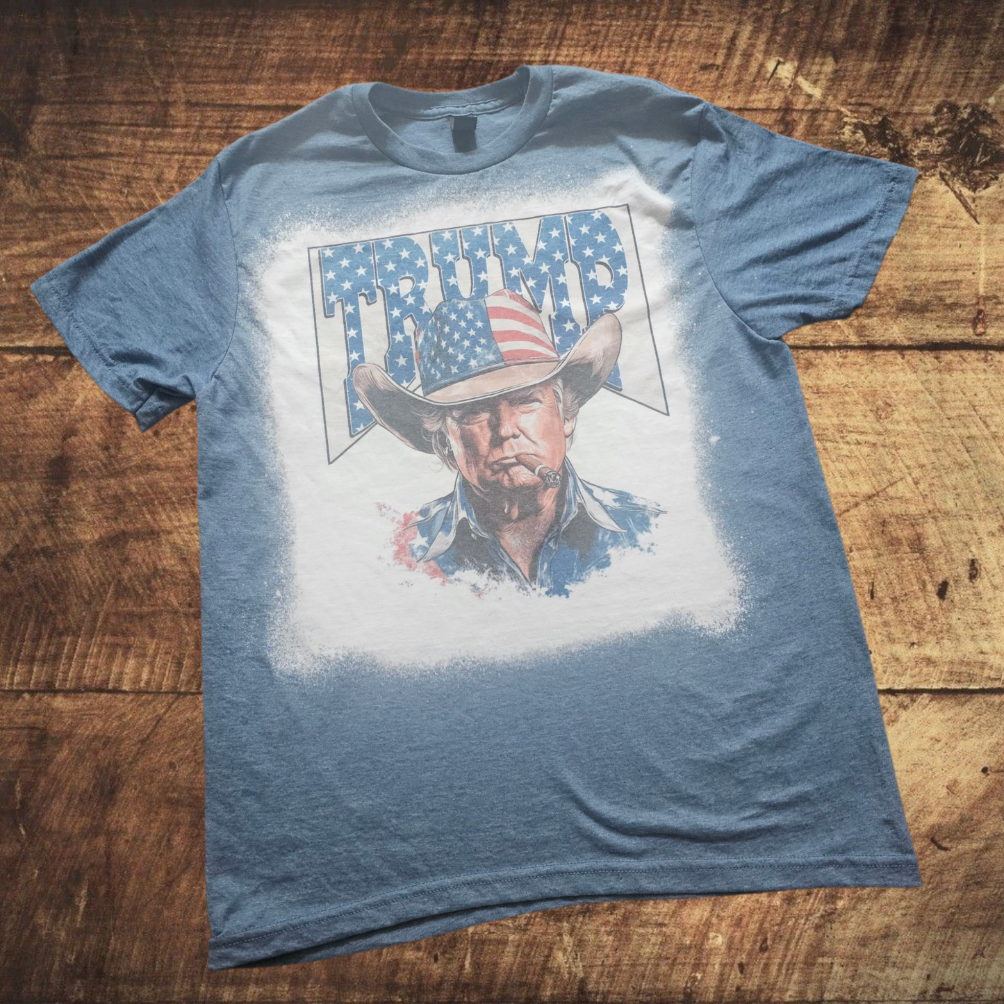 Bleached Trump Cowboy Tee