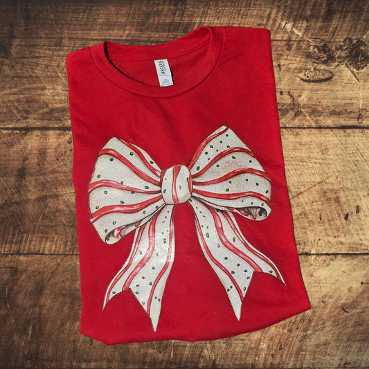 Christmas Cake Bow Sweatshirt