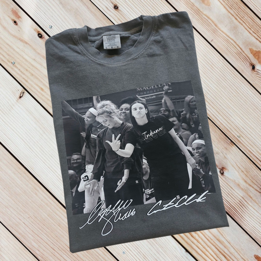 Clark Basketball Comfort Color Tee