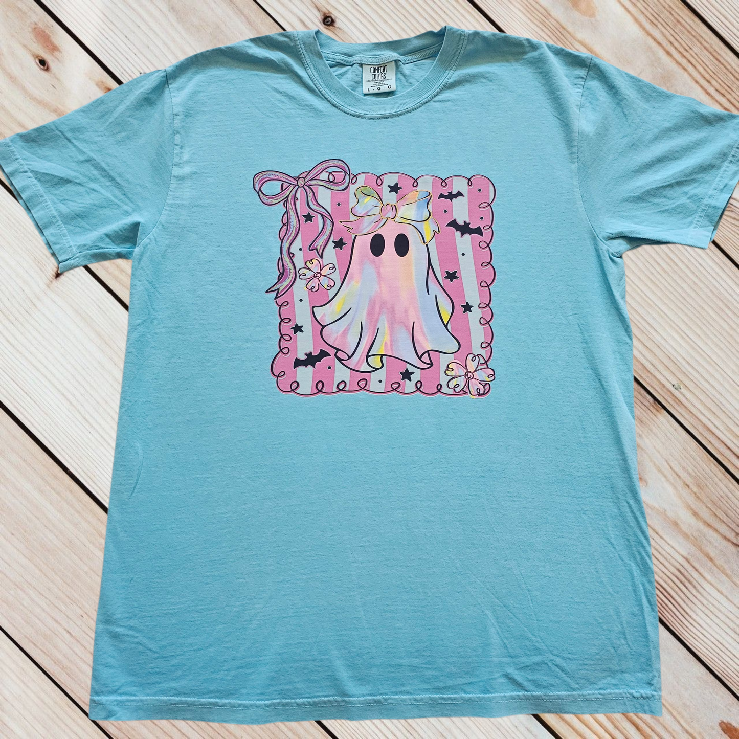 Preppy Ghost Comfort Color Tee