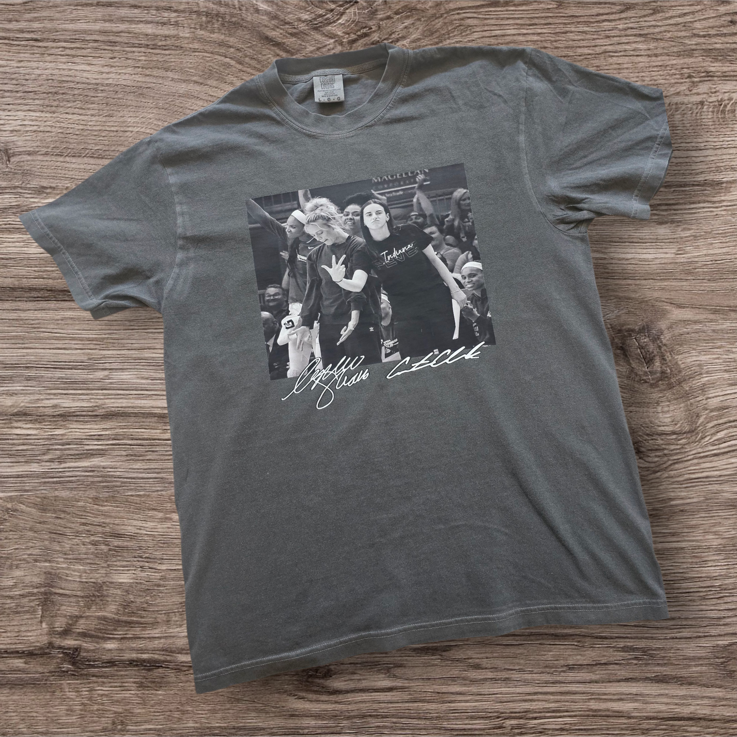 Clark Basketball Comfort Color Tee