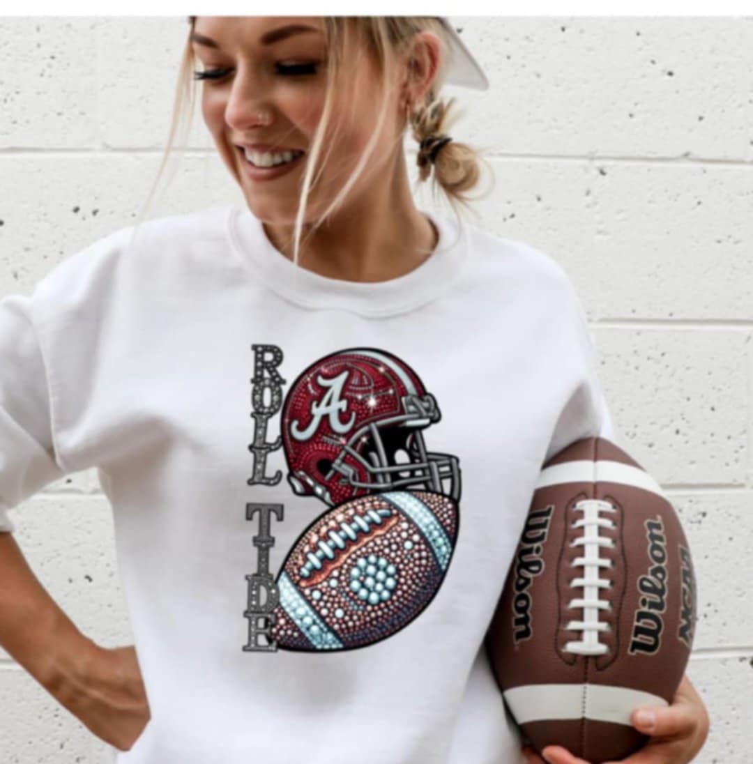 Alabama Crimson Tide Football T-Shirt or Sweatshirt