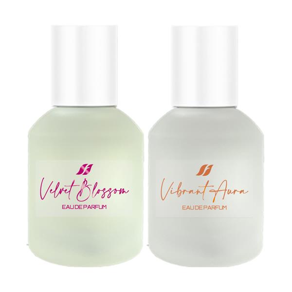 Velvet Blossom & Vibrant Aura Perfume Set Farmasi