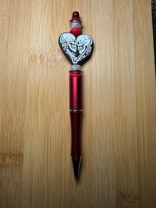 Skull Heart Focal Pen