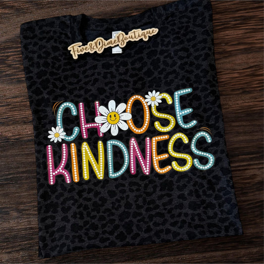 Choose Kindness Leopard Tee